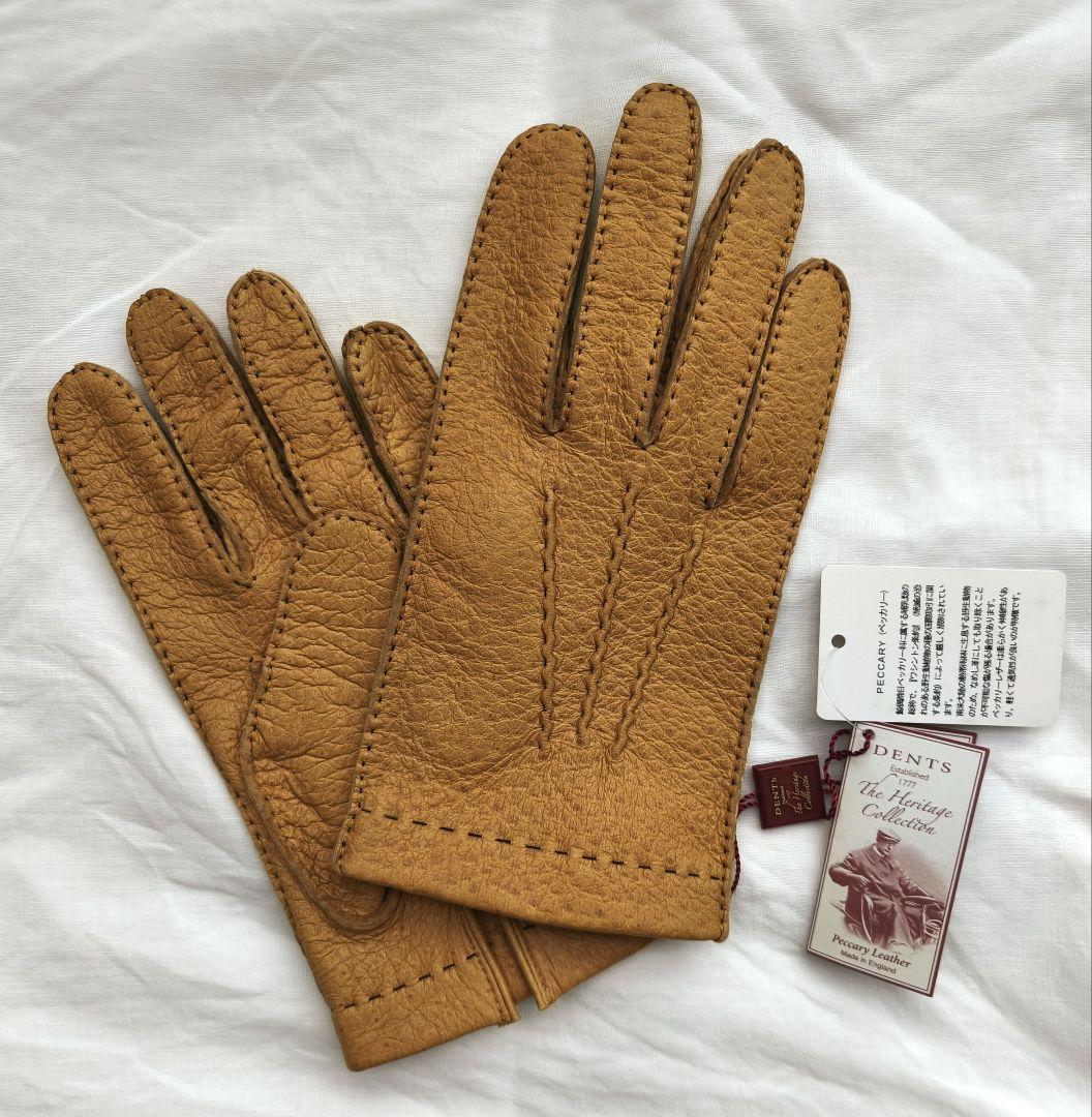 【新品未使用】DENTS ペッカリーグローブ（裏地なし） デンツ