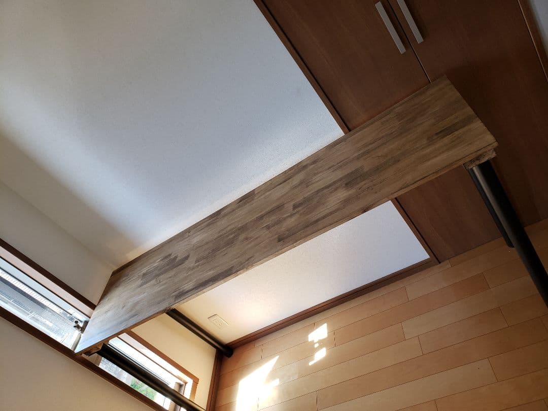 180カウンターテーブル　ウォールナットワックス仕上げ　アンティーク　無垢材