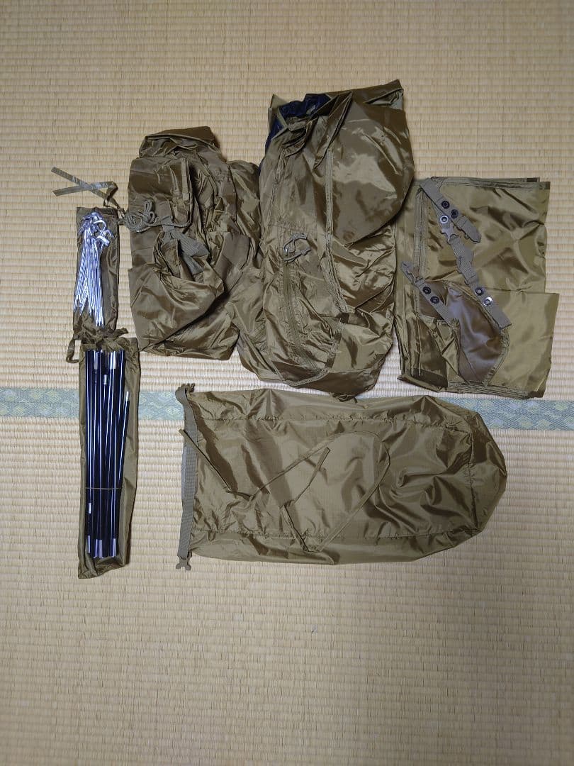 ケルティ タクティカル 1人用軍用フィールドテント コヨーテブラウン キャンプ