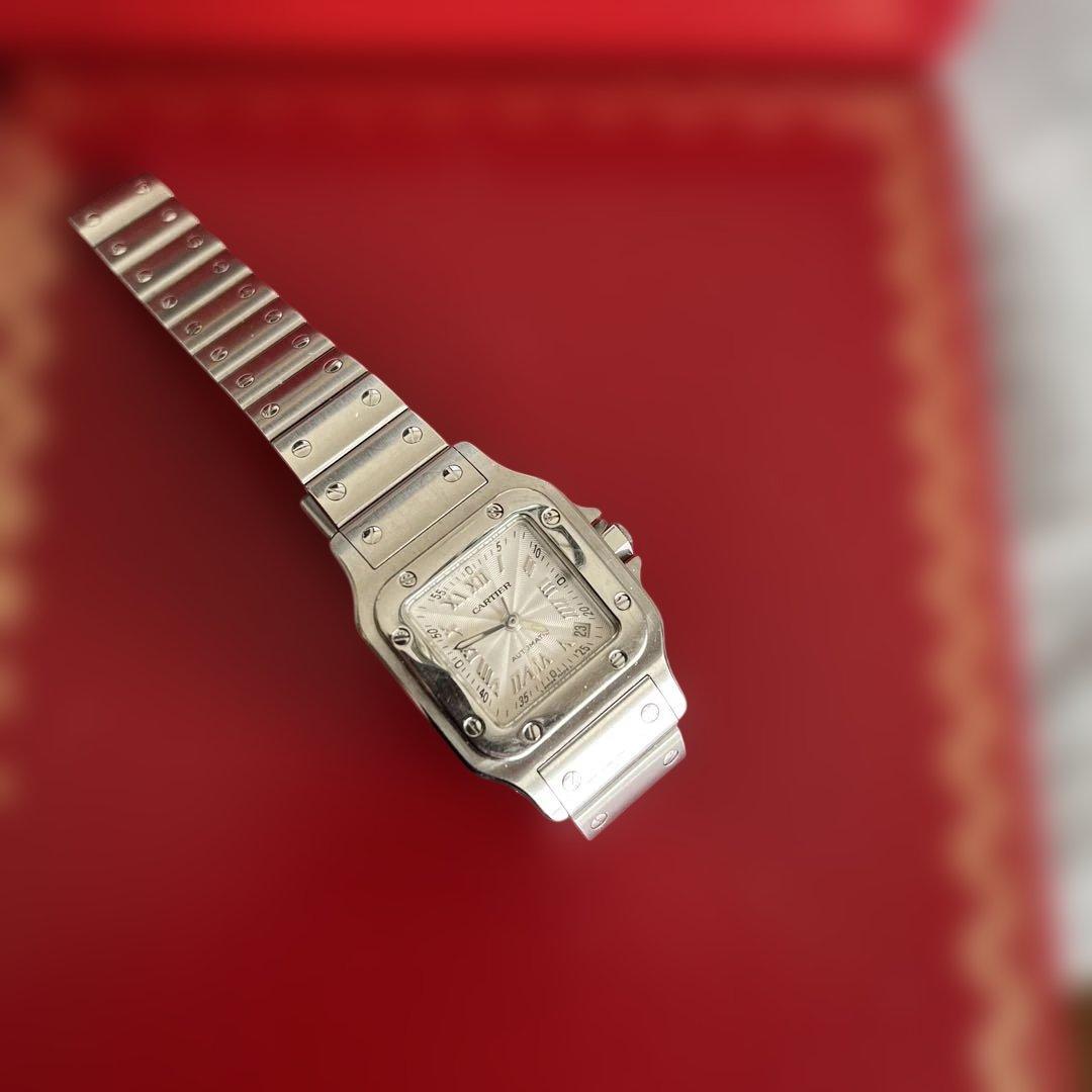 CartierサントスガルベSM20周年限定モデル　自動巻き式腕時計【美品】