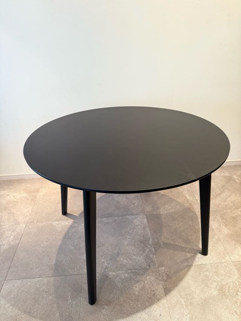IKEA LISABO リーサボー テーブル ブラック 直径105cm