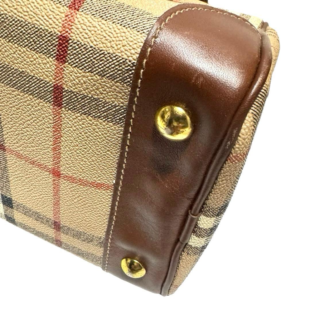 Burberry バーバリー ノバチェック ボストンバッグ 【保存袋あり】