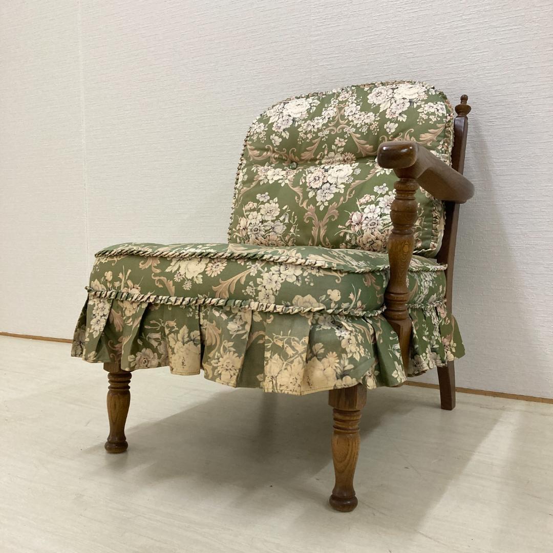 【飛騨産業】キツツキ　穂高　片アームチェア　一人掛けソファ