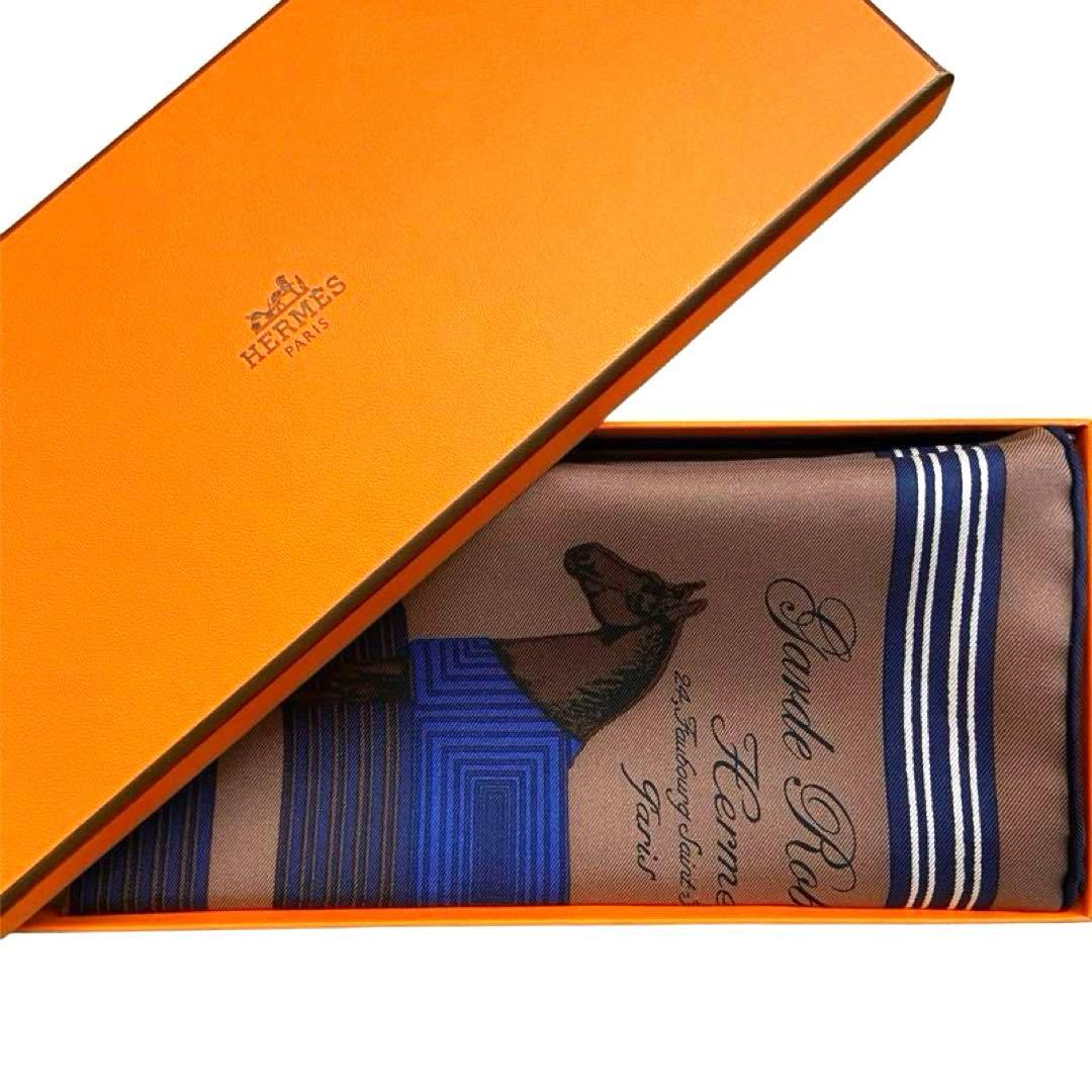 希少 新品未使用 エルメス シルクスカーフ ガヴロッシュ ガルドローブポップ 馬