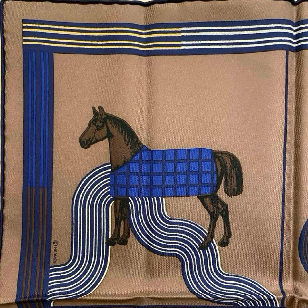 希少 新品未使用 エルメス シルクスカーフ ガヴロッシュ ガルドローブポップ 馬