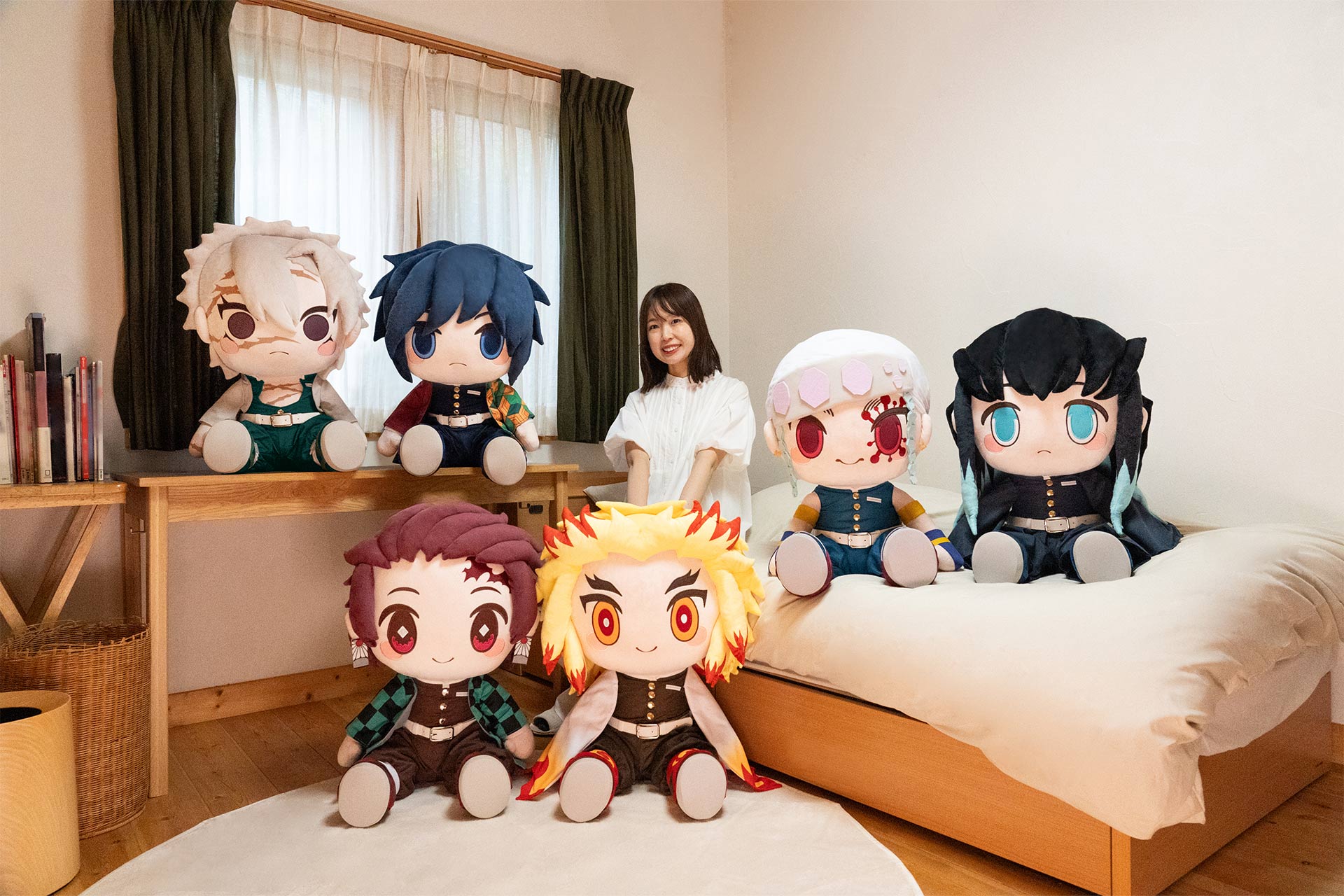 どきゅーとぷち アニメ「鬼滅の刃」 特大ぬいぐるみ 時透無一郎｜TAITO