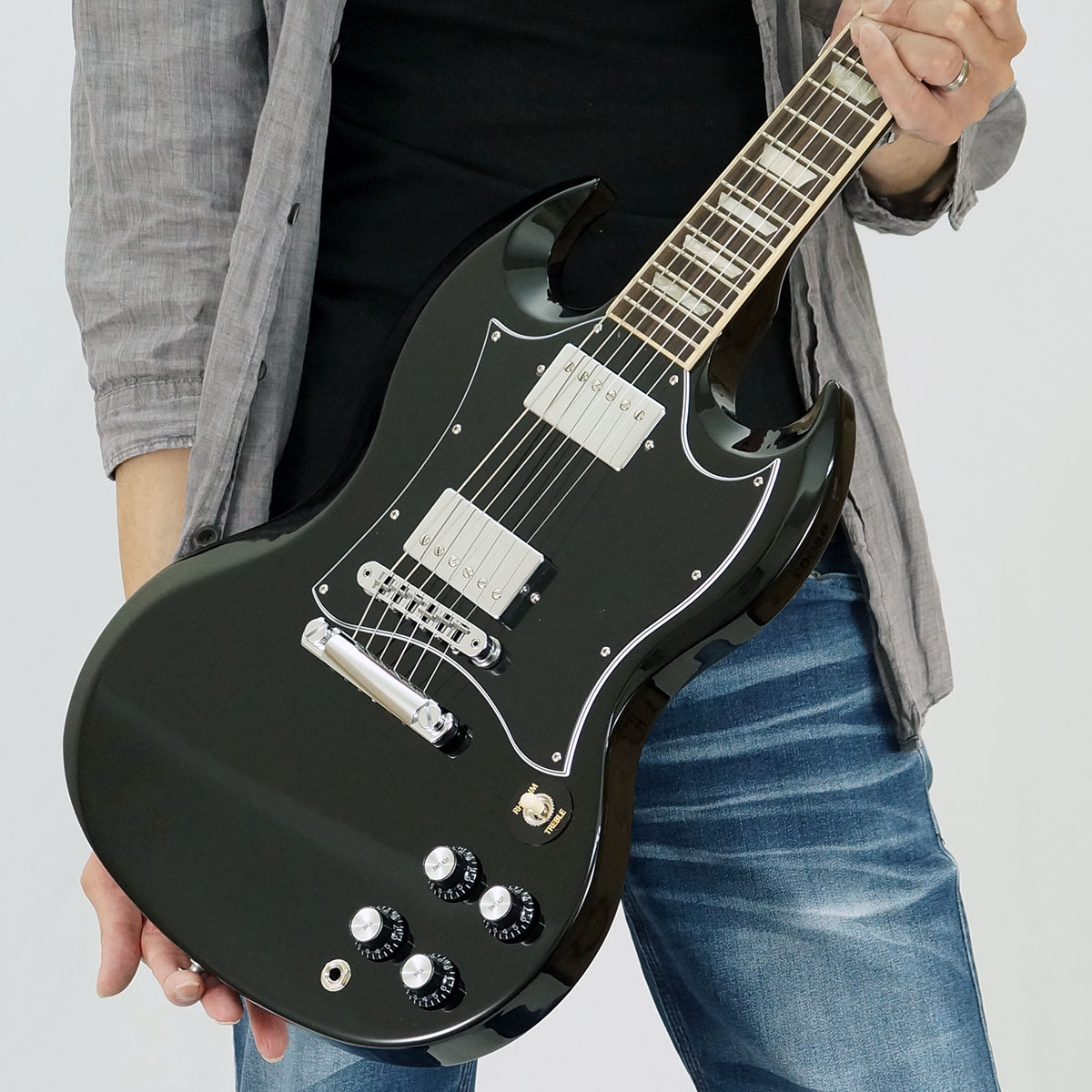 楽天市場】Gibson SG Standard (Ebony Black) 【 ギブソン SG