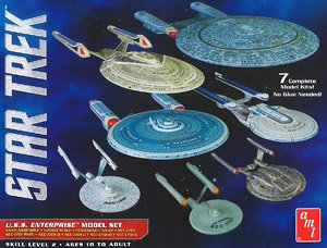 スタートレック TOS U.S.S エンタープライズ NCC-1701 大小2機セット