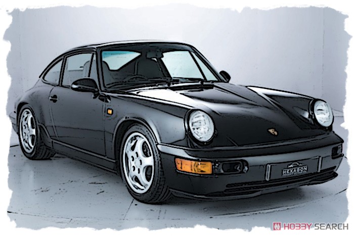 Porsche 911(964) Carrera RS Clubsport 1992 ブラック (ミニカー
