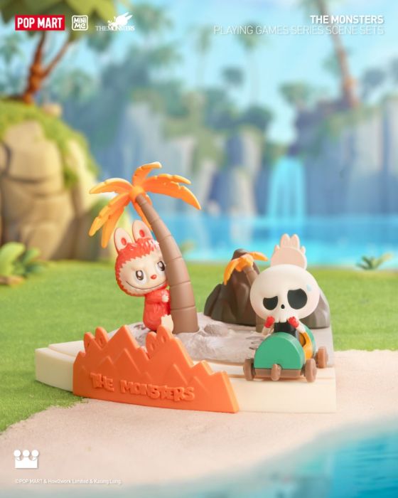 Pop Mart Blind Box - The Monsters Labubu Playing Games Scene Sets