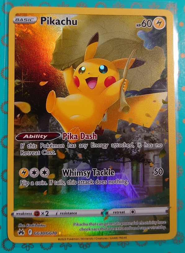 ポケカ 英語版 正規品 ピカチュウ AR ポケモンカード 海外版 GG30/GG70