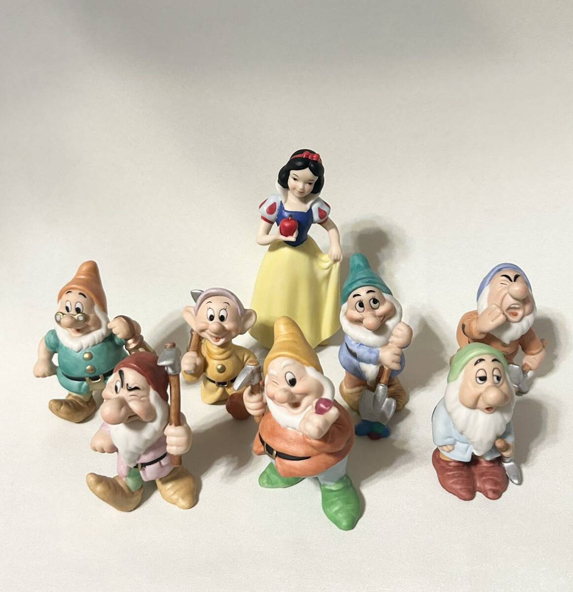 希少】Disney スノーホワイトと七人の小人 可動フィギュアセット 希少