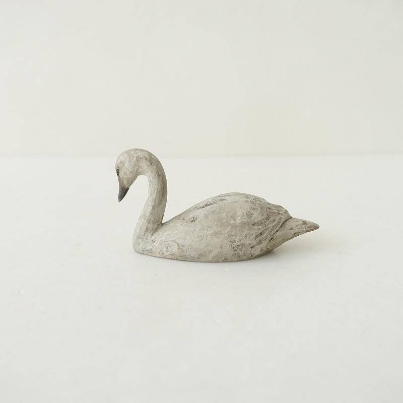 Yahoo!オークション - //クロヌマタカトシ スワン木彫りオブジェ 白鳥