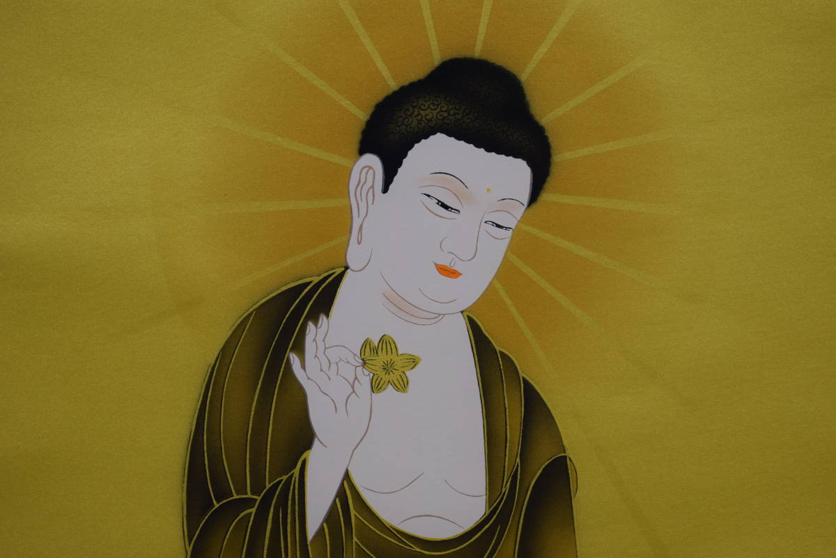 真作/雅鳳/十三佛図/美品/桐共箱付/布袋屋掛軸HC-729 真作/雅鳳/十三佛