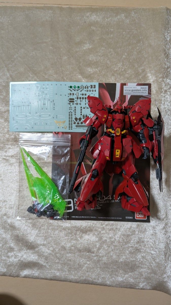 RG サザビー 完成品 ジャンク ガンプラ 逆襲のシャア｜Yahoo!フリマ