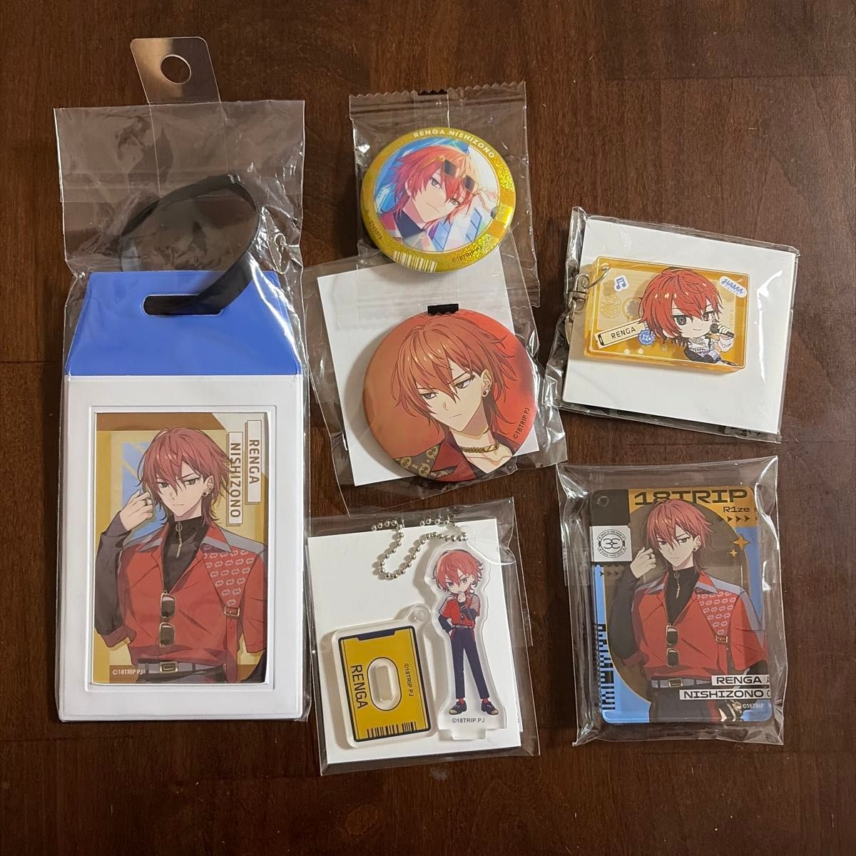 エイトリ 18TRIP 西園練牙 缶バッジ キーホルダーなど計6点｜Yahoo