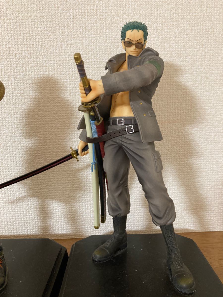 ONEPIECE】一番くじ ミリタリーシリーズ フィギュア ルフィ ゾロ
