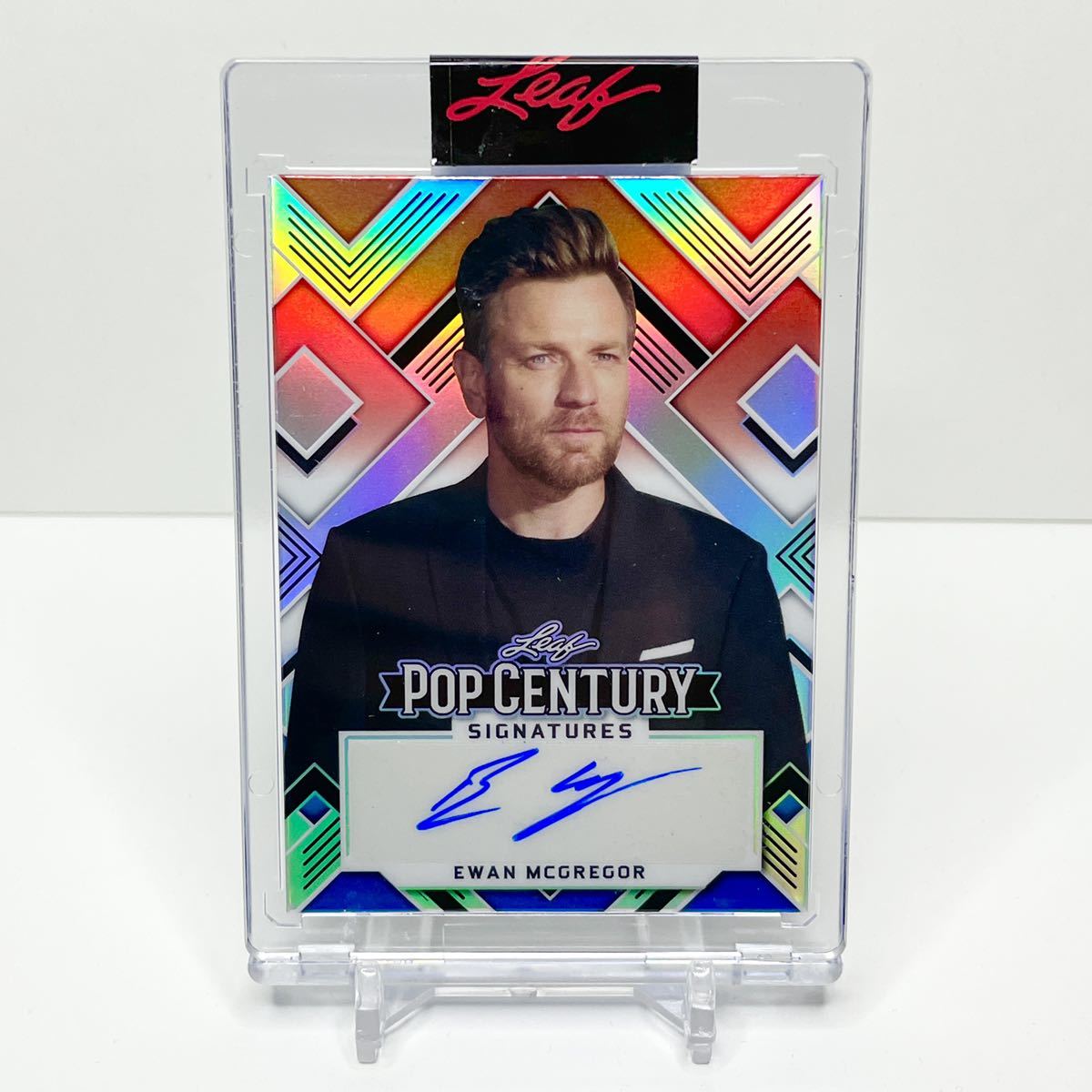 EWAN MCGREGOR ユアン・マクレガー サイン LEAF L EWAN MCGREGOR