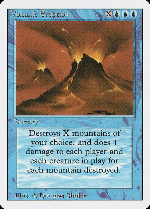 Volcanic Eruption · Revised Edition (3ED) #89 · Scryfall Magic