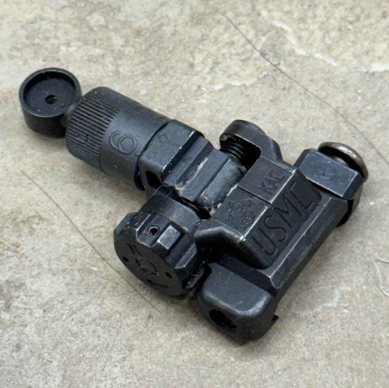 初期型 米軍実物 KNIGHTS REAR SIGHT 600 METER ⑪ 初期型 米軍実物