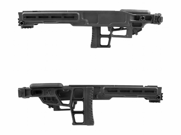 MAPLE LEAF :マルイVSR-10用 MLC-S2 ライフルストック BK (mpl-mlc-s2