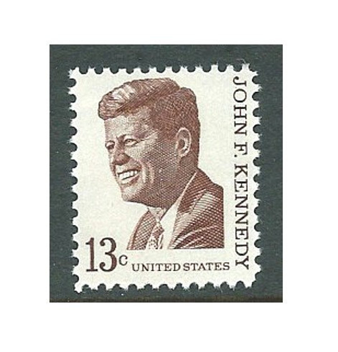 1967 年 13 セント ジョン F. ケネディ切手 10 枚 .. ビンテージ未使用