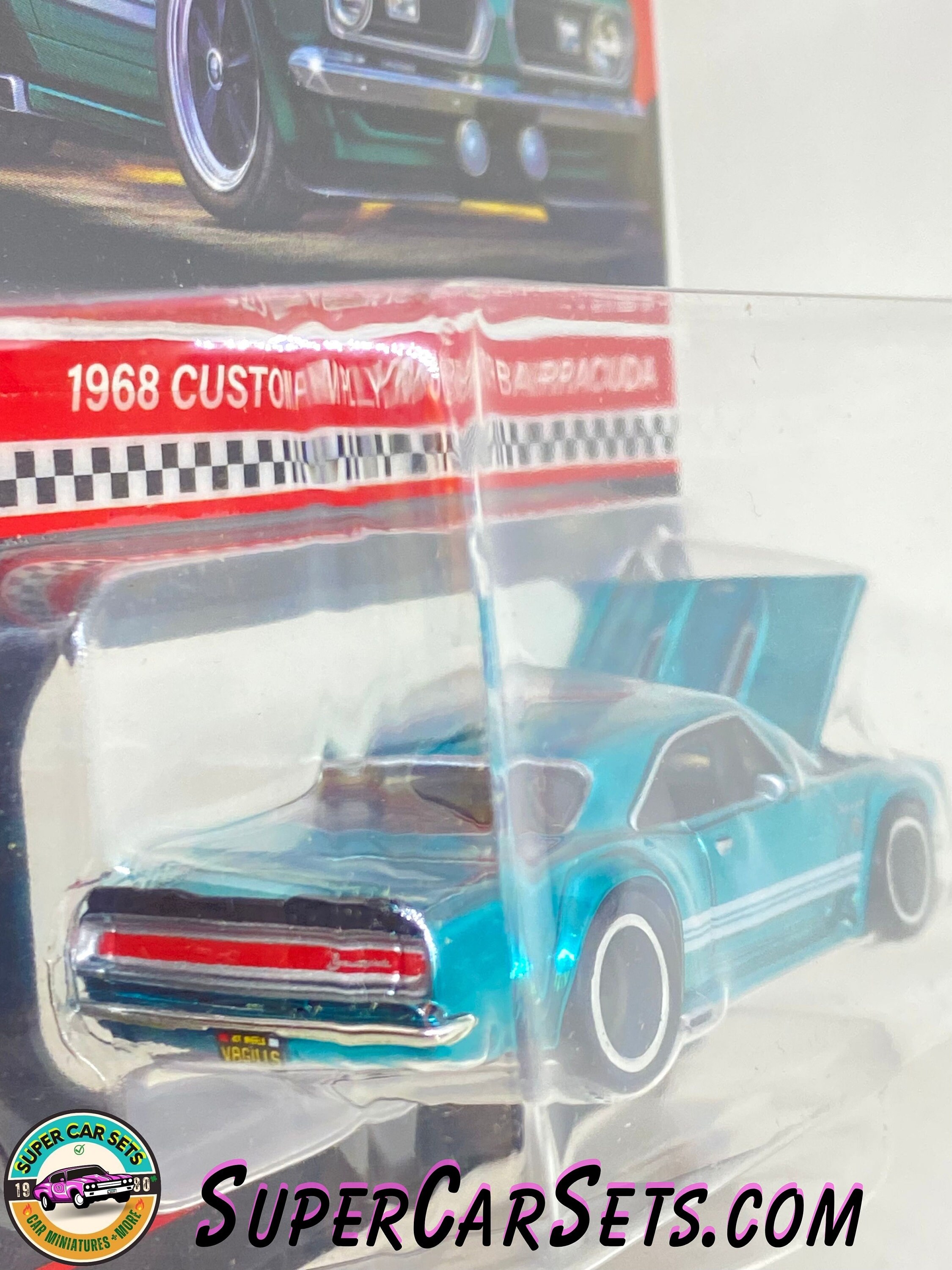 1968 Custom Plymouth Barracuda (metallic Blue Colour) - Hot Wheels