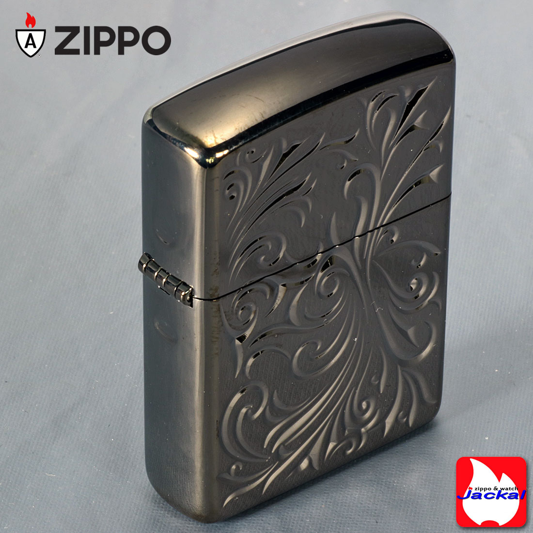 楽天市場】zippo アーマー ジッポーライター ボタニカルTC(B) ブラック