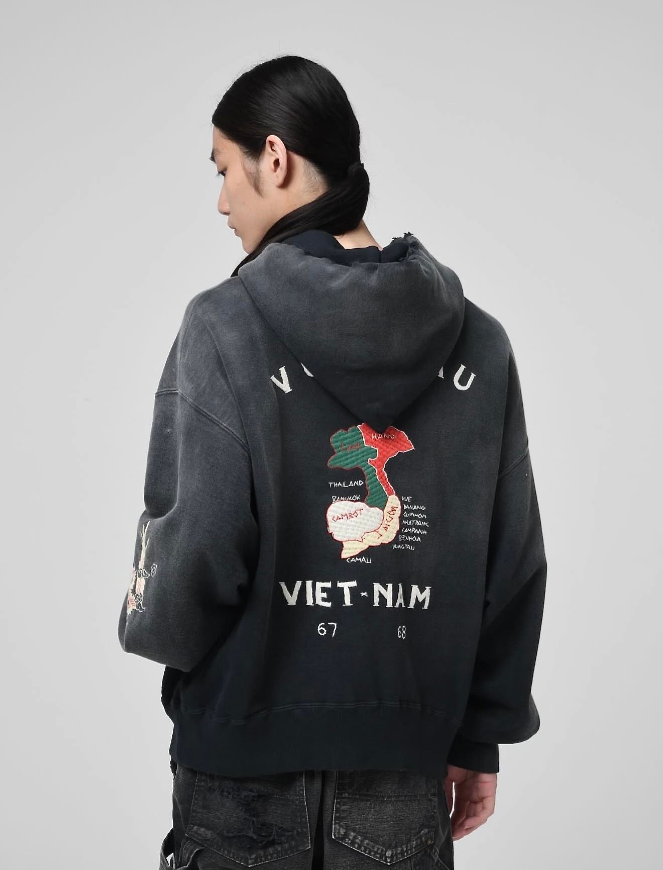 BOWWOW - BOW WOW 26SS バウワウ VIETNAM ZIP HOODIE AGED(BW261-VZH