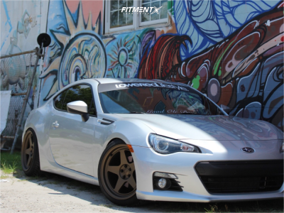 2014 Subaru BRZ with 18x9.5 22 Kansei Knp and 225/40R18 Federal