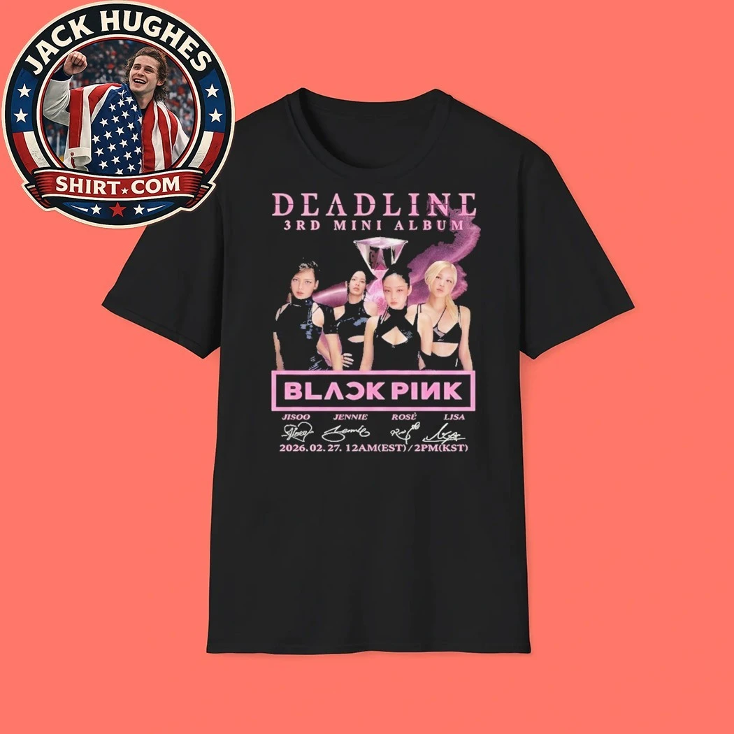 BLACKPINK Deadline 3rd Mini Album Signatures 2026 02 27 T-Shirt