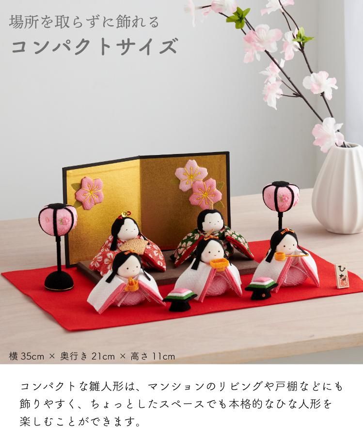 雛人形 屏風 桜 フレーム 雛飾り 鈴為 雛人形 屏風 桜 フレーム 雛飾り