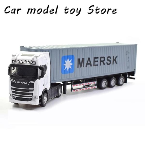 並行輸入品】 1:50 SCANIA ダイキャスト金属モデル コンテナトラック