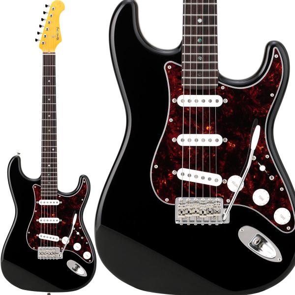 HISTORY（ヒストリー） 〔純国産ギター〕 HST-Advanced Black エレキ