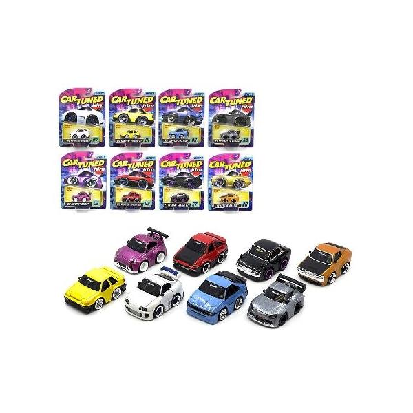 ダイキャストモデルカー CarTuned 1:64 Series 2 JDM チューナー 8個