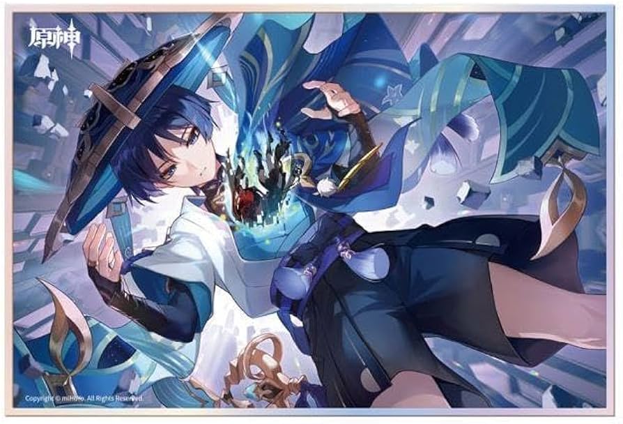 Amazon.co.jp: 原 神 放浪者 スカラマシュ 色紙 キービジュアル 公式
