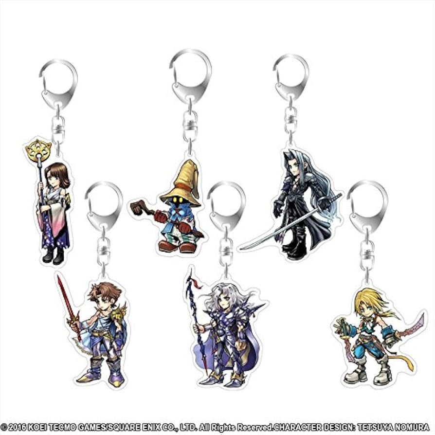 Amazon.co.jp: ディシディア ファイナルファンタジー キーホルダー