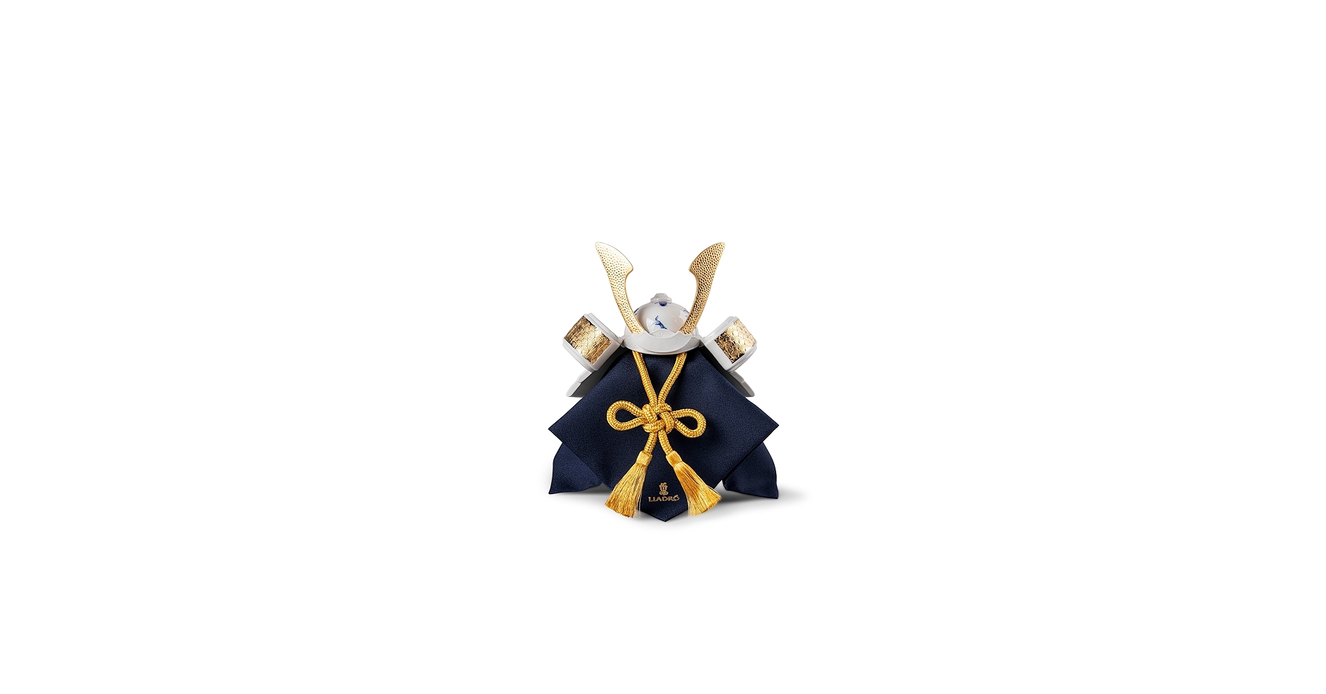 Amazon.com: LLADRÓ Samurai Helmet with Blue Koi Design, Limited