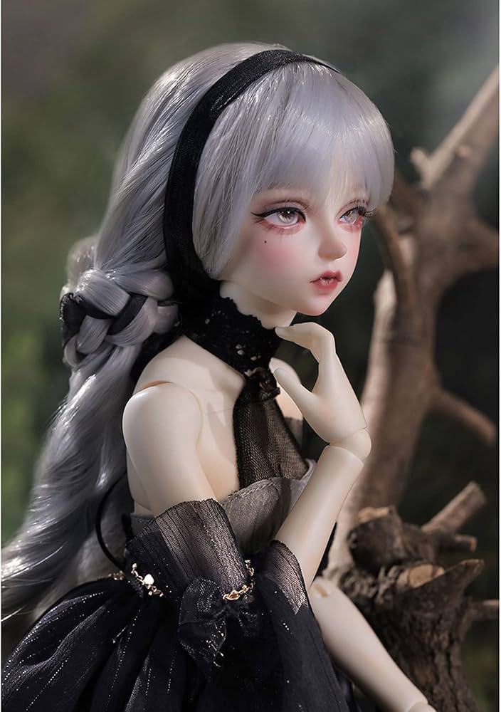 Amazon | 球体関節人形 1/4 BJDドール フルセット メイク済み ドレス風