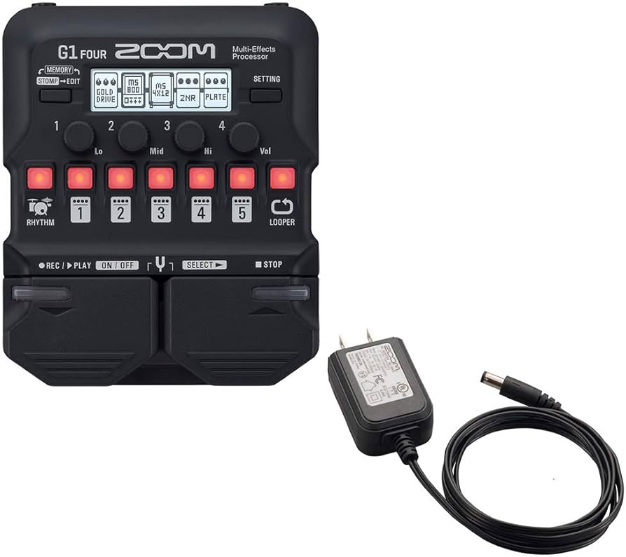 Amazon | ZOOM G1 FOUR 純正アダプターセット マルチエフェクター