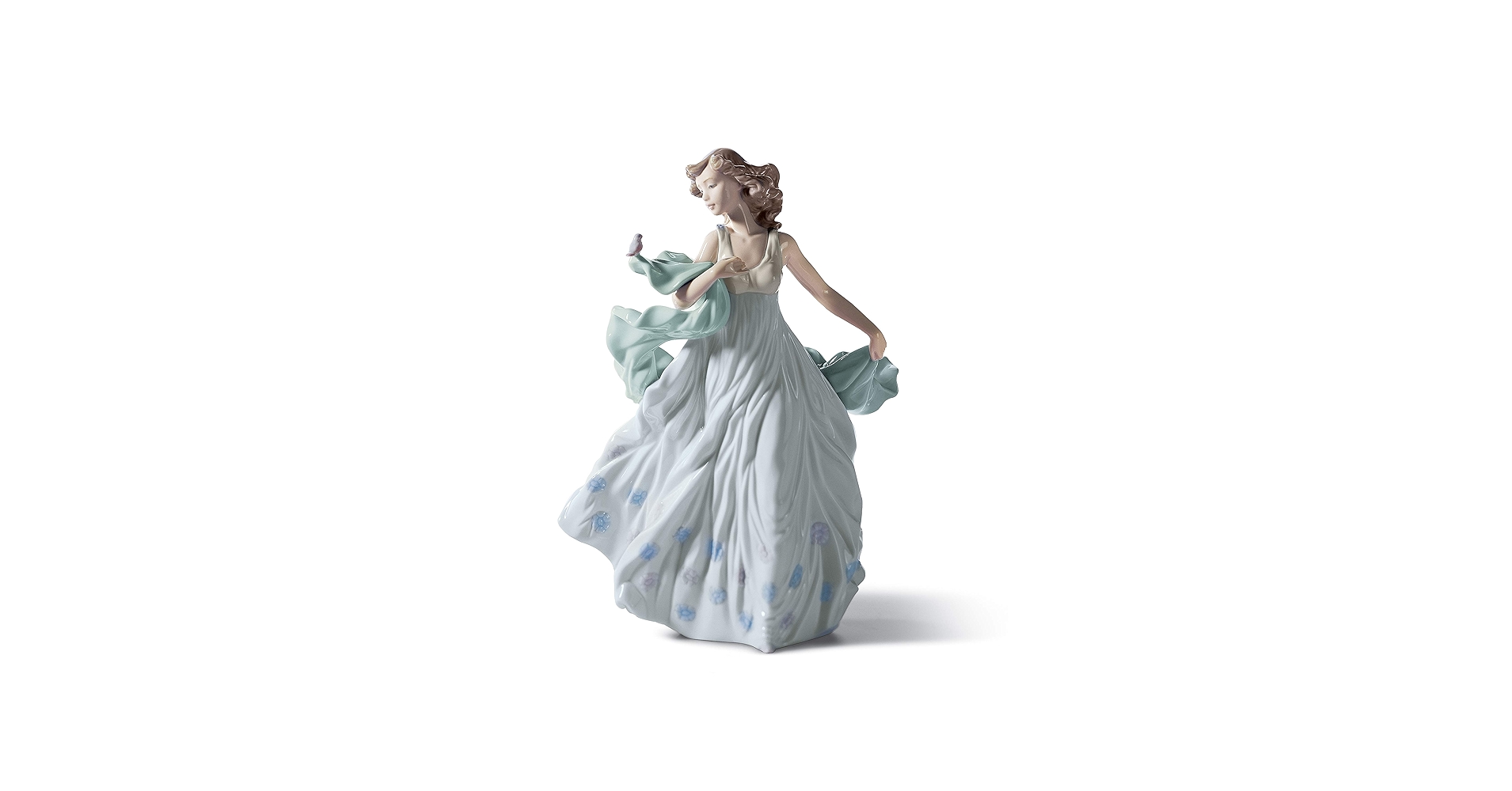 Amazon.com: LLADRÓ Glossy Porcelain Figure Summer Serenade in