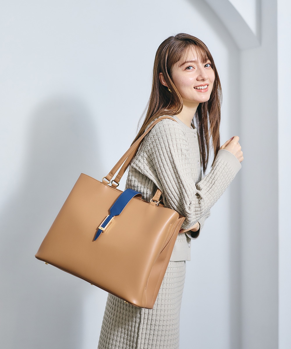 Mimi Special Collaboration】配色A4トートバッグ - 12Twelve Agenda
