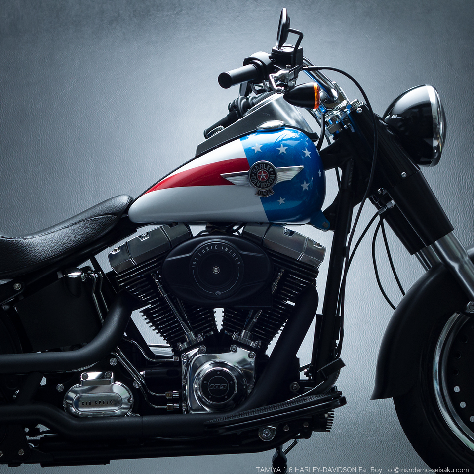 1/6 TAMIYA HARLEY-DAVIDSON Fat Boy Lo | 図解！なんでも制作日記