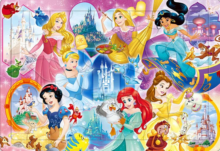 楽天市場】ジグソーパズル ディズニープリンセス 〜かがやくみらい