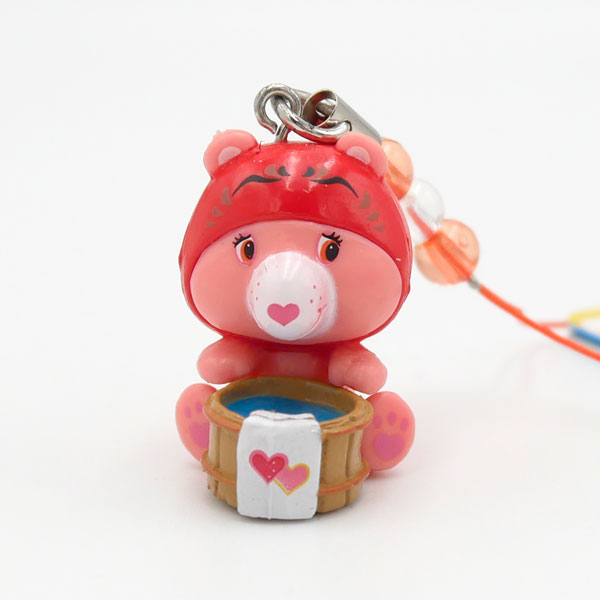 群馬限定 ケアベア 群馬だるま桶 ビーズストラップ Care Bears グッズ
