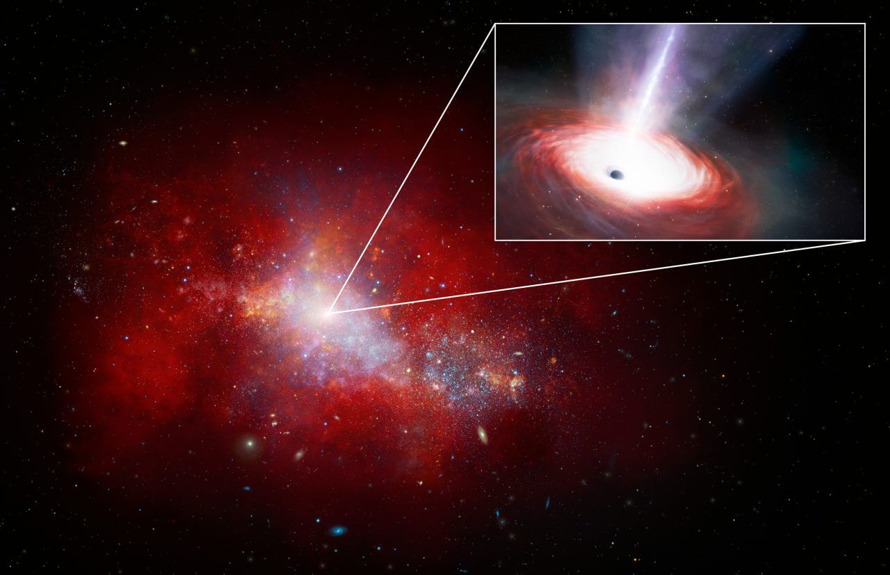 限界の40倍以上で成長？ 初期宇宙の巨大なブラックホールをウェッブ