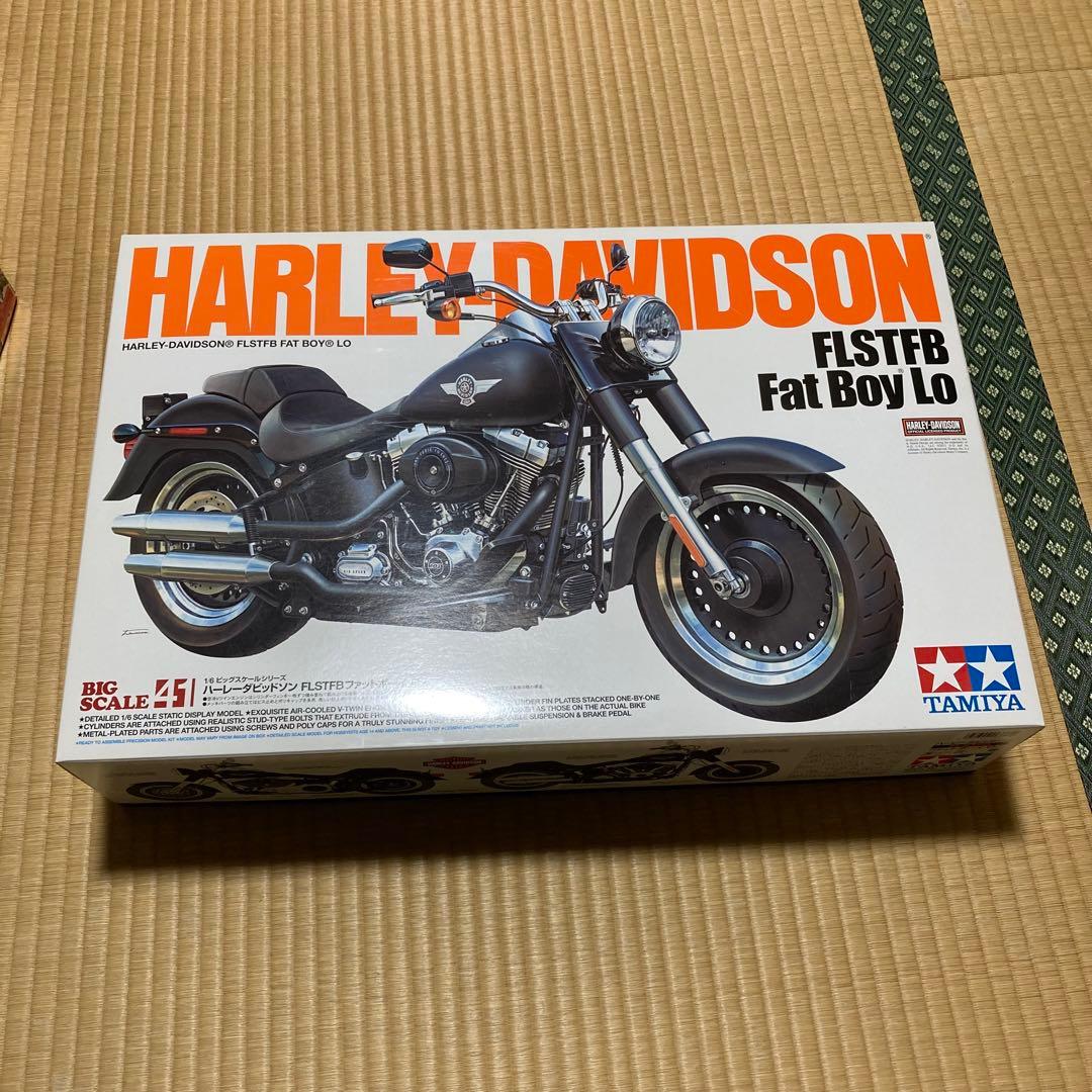タミヤ 1/6 Harley-Davidson ファットボーイ　ロー Harley Davidson（ハーレー・ダビッドソン） タミヤ1/6 FLSTFB