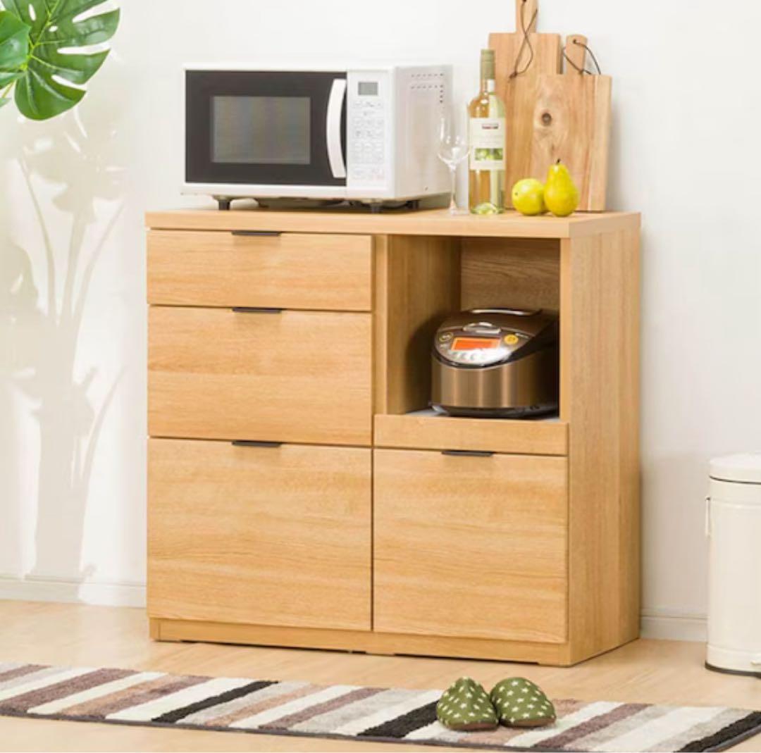 【設置無料】カウンター (エトナ90CT LBR)【レンジ・炊飯器置き場】 カウンター エトナ 90CT LBR ライトブラウン <N>(幅89/ｶｳﾝﾀｰ 5Y)ﾗｲﾄ