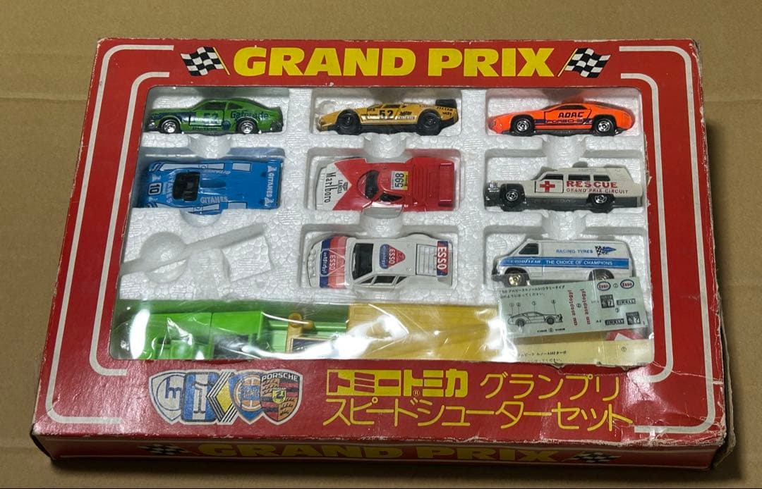 日本製 トミカ ギフトセット グランプリ スピードシューターセット ミニカーショップ ケンボックス トミカギフト グランプリスピード