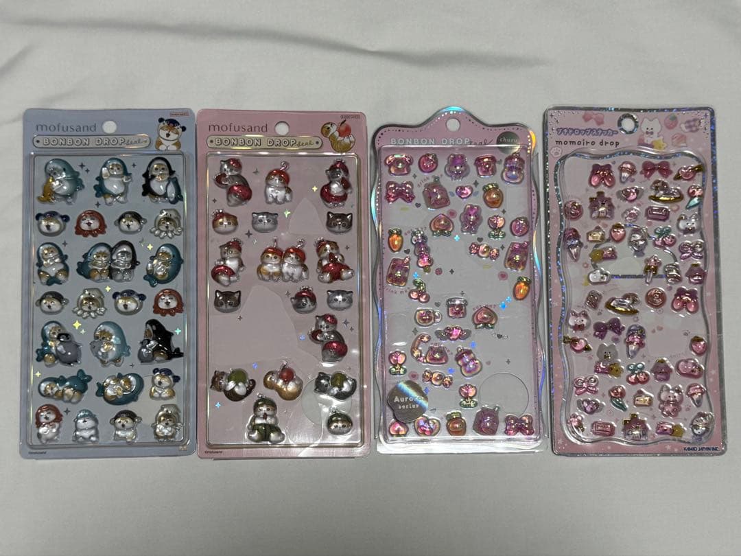 正規品 BONBON DROP ボンボンドロップシール ボンドロmofusand mofusand ボンボンドロップシールA | mofusandもふもふマーケット